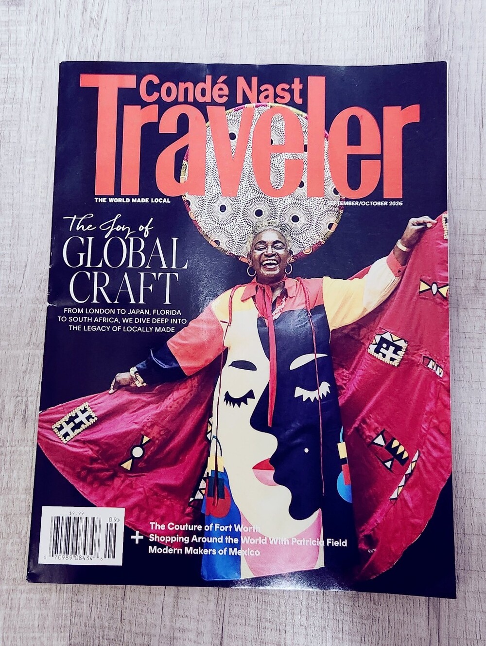 🍭7/$15 Conde Nast Traveler Magazine September/October 2026 Global Craft